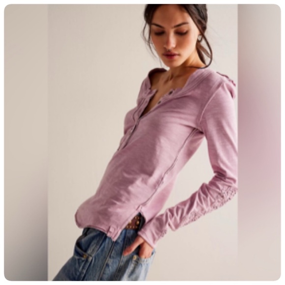 Free People OUR SONG HENLEY TOP SIZE SMALL - Picture 8 of 16